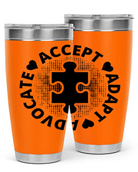 Accept Style 41#- autism- Tumbler