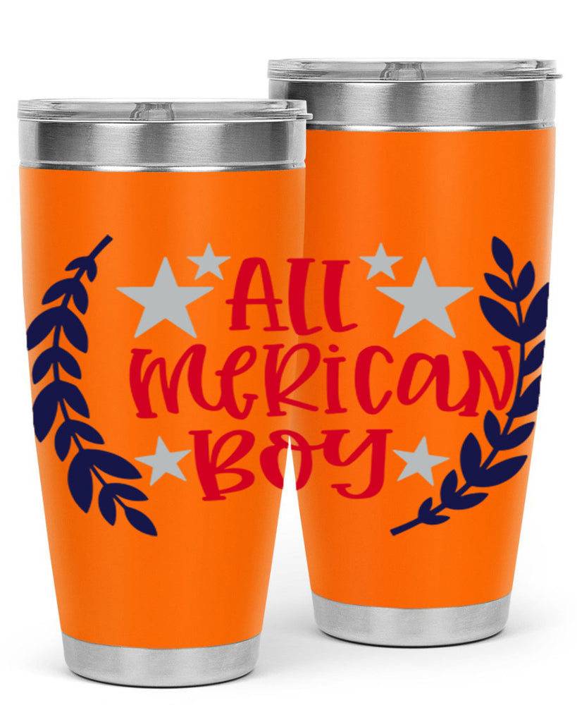 All Merican Boy Style 143#- Fourt Of July- Tumbler