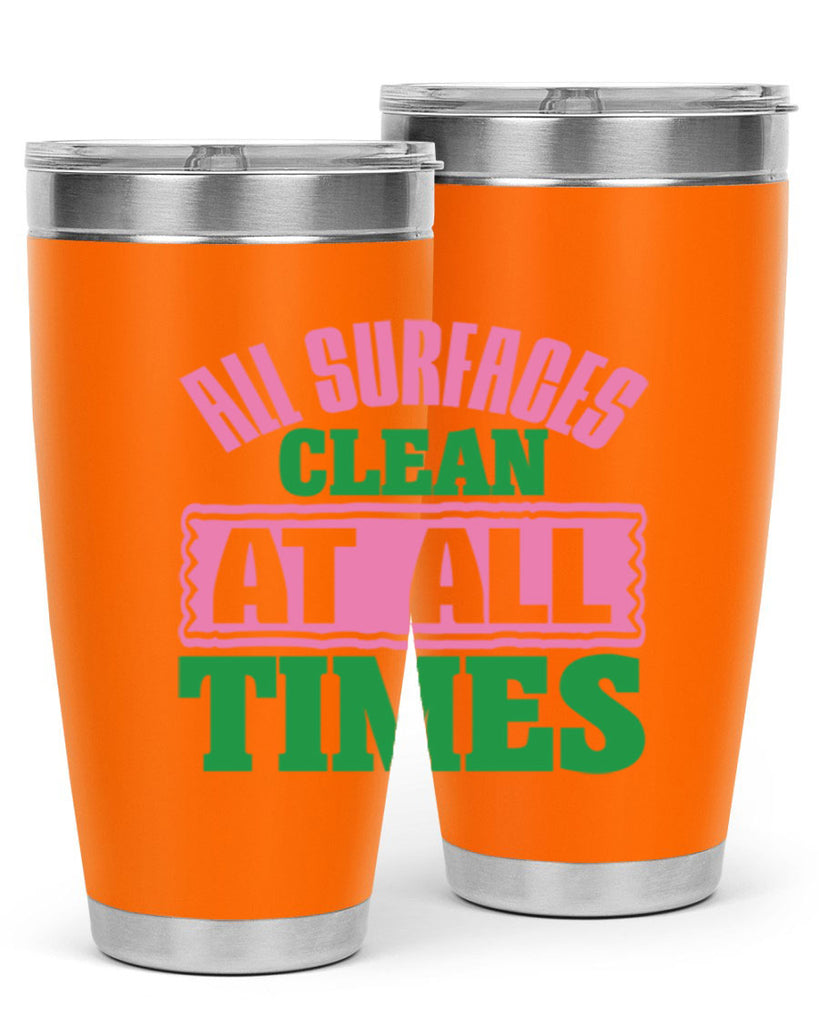 All surfaces clean at all times Style 1#- cleaner- tumbler