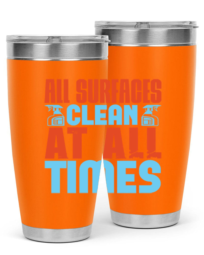 All surfaces clean at all times Style 2#- cleaner- tumbler