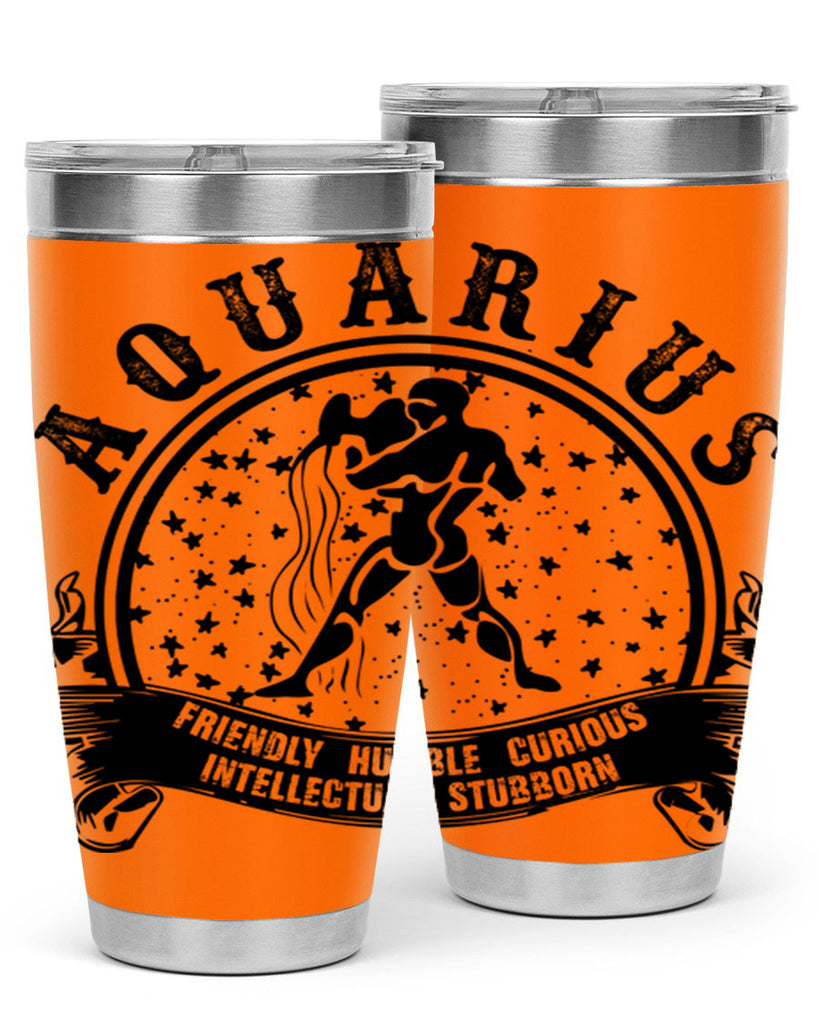 Aquarius 42#- zodiac- Tumbler