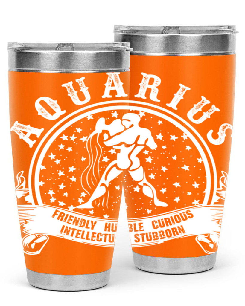 Aquarius 43#- zodiac- Tumbler