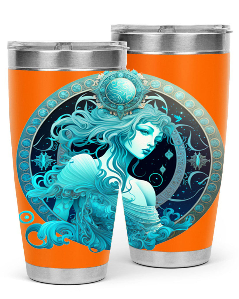 Aquarius 63#- zodiac- Tumbler
