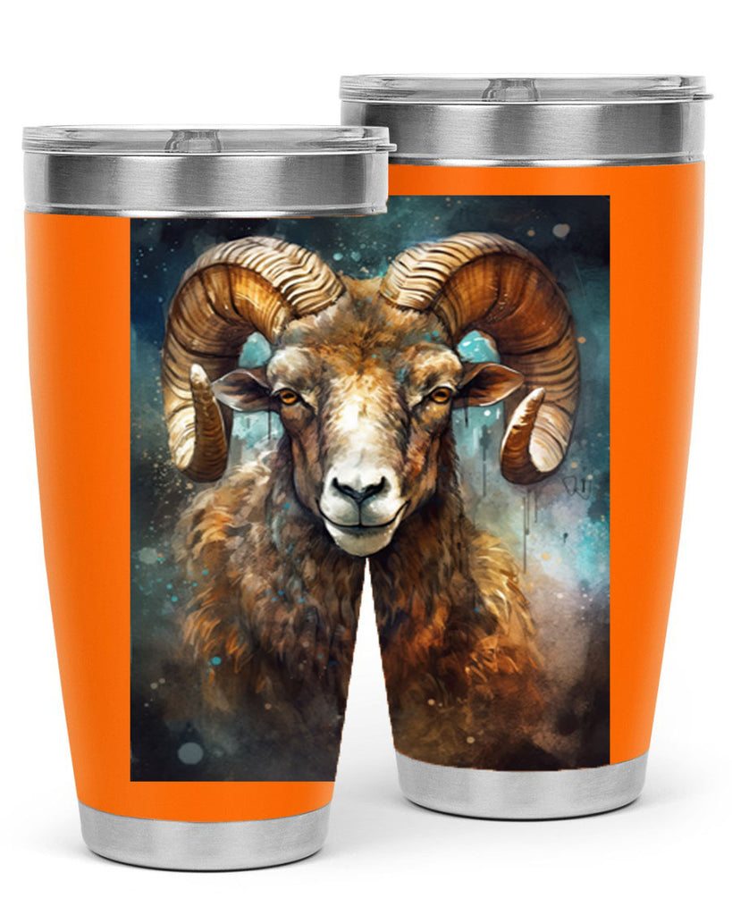 Aries 54#- zodiac- Tumbler