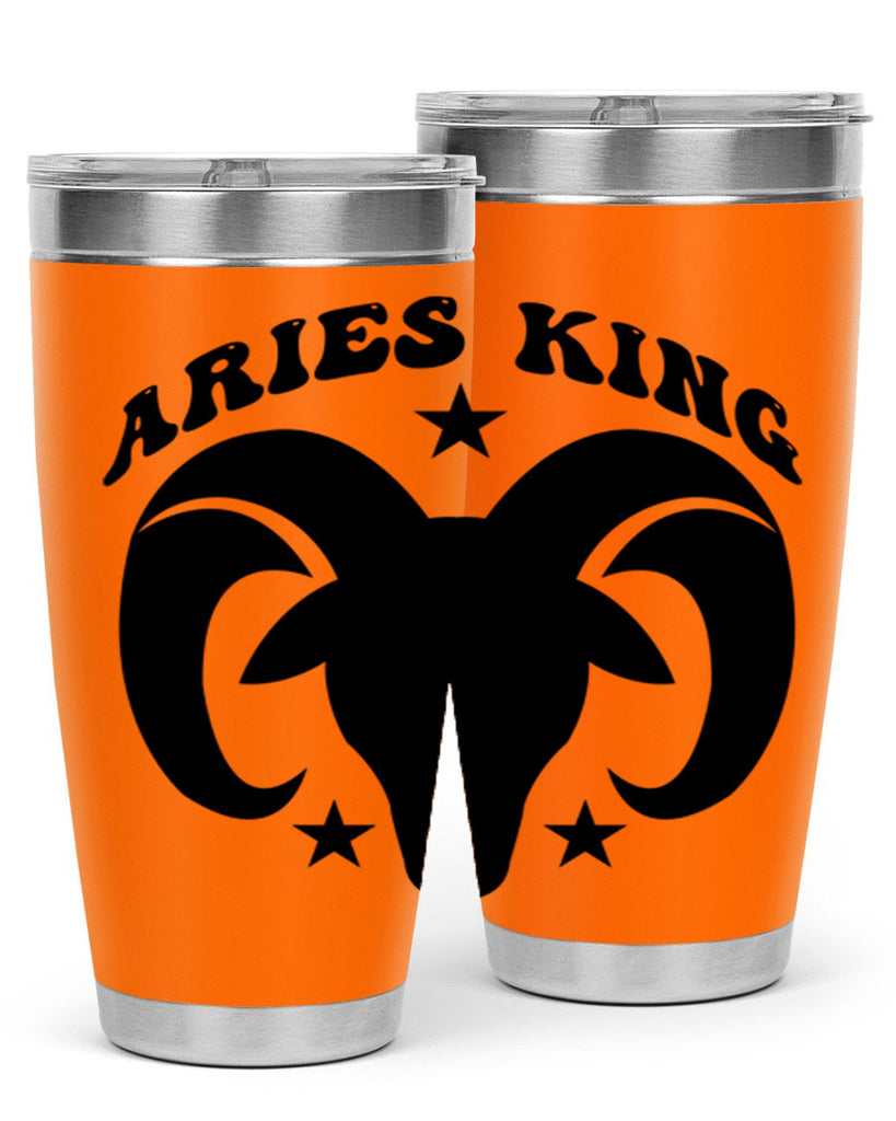 Aries king 110#- zodiac- Tumbler