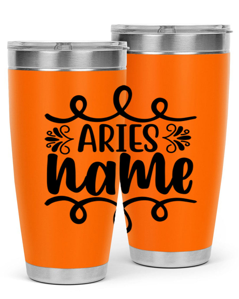 Ariesname 112#- zodiac- Tumbler