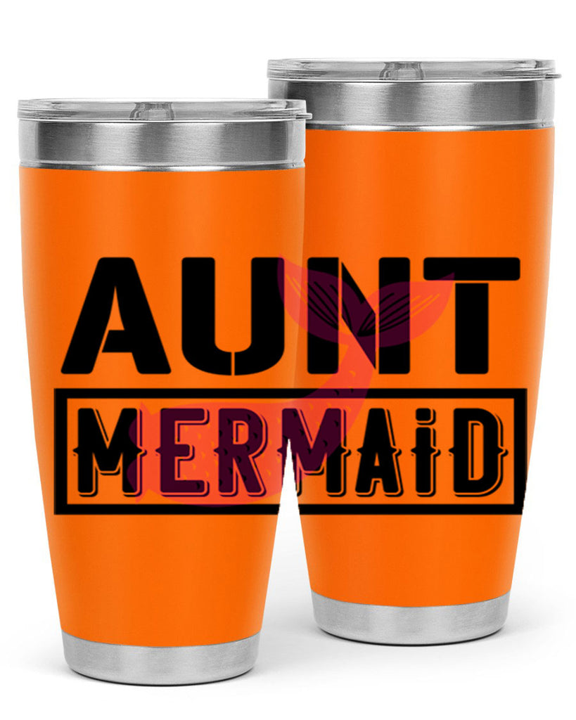 Aunt mermaid 17#- mermaid- Tumbler