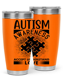 Autism awareness Style 43#- autism- Tumbler