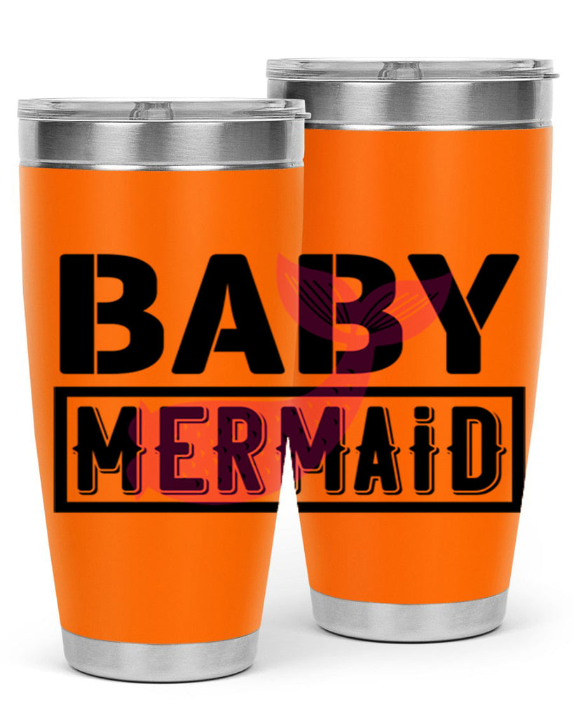 Baby mermaid 29#- mermaid- Tumbler