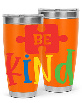 Be Kind Style 9#- autism- Tumbler