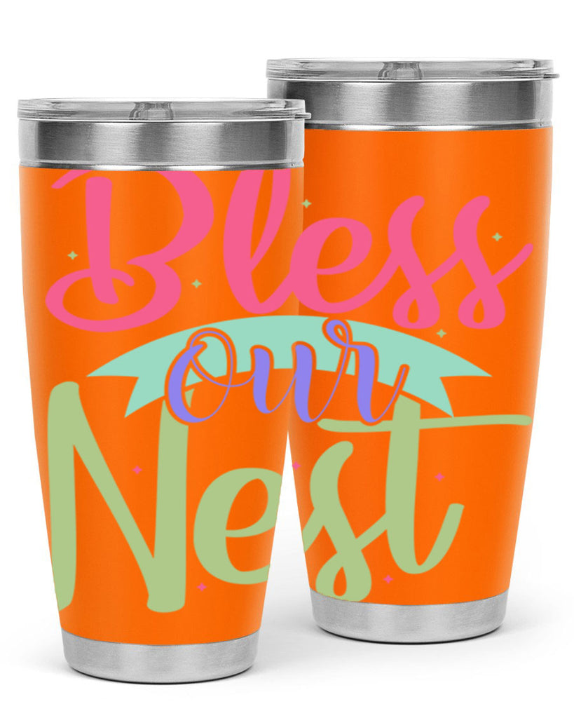 Bless our nest 49#- spring- Tumbler