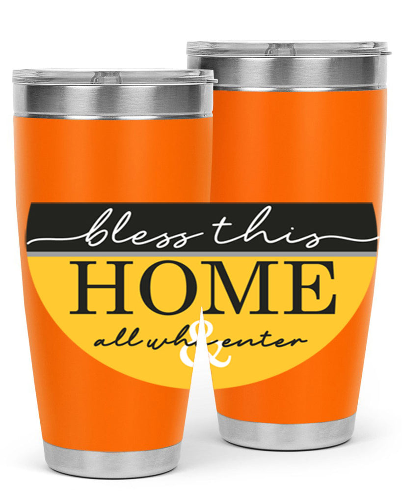 Bless this Home and all57#- spring- Tumbler