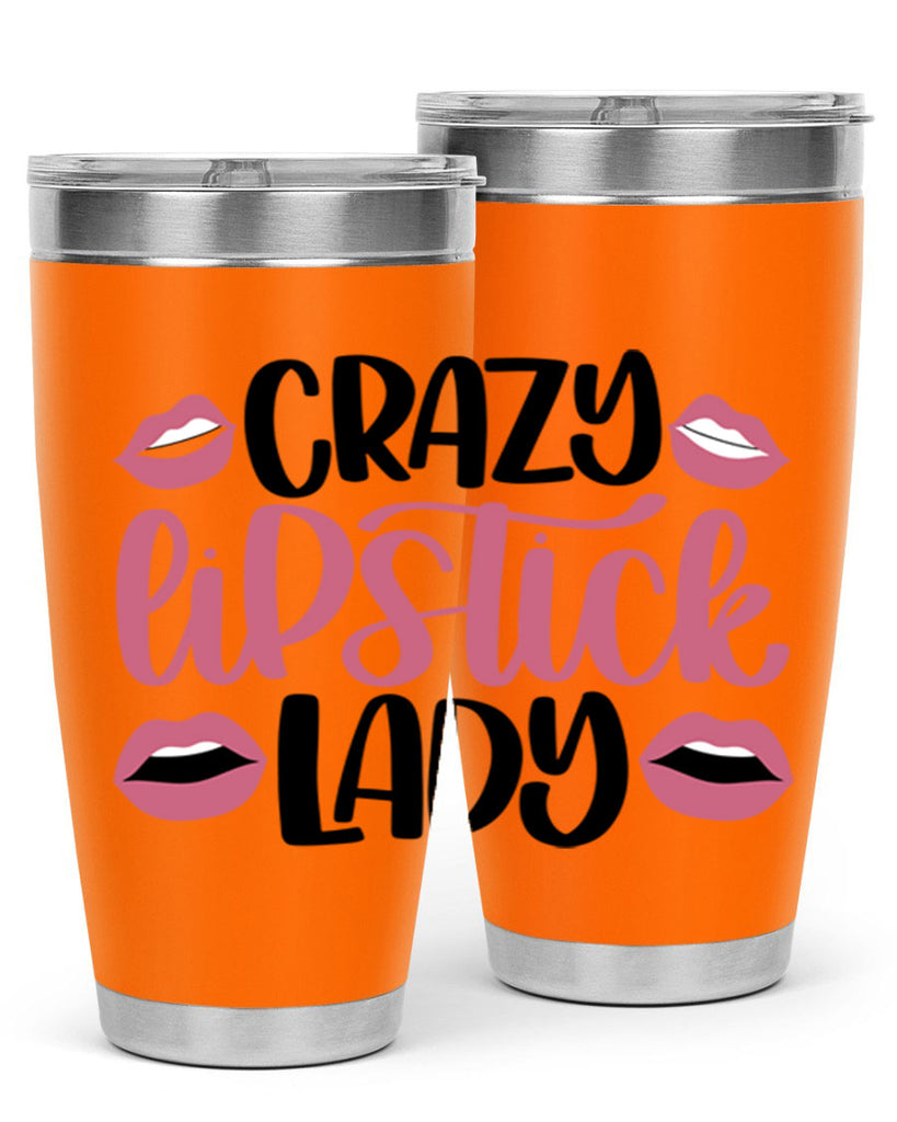 Crazy Lipstick Lady Style 107#- make up- Tumbler
