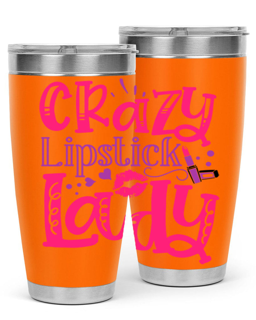 Crazy Lipstick Lady Style 241#- make up- Tumbler