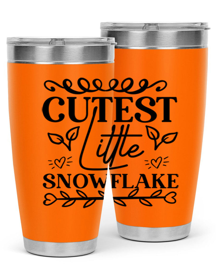 Cutest Little Snowflake 88#- winter- Tumbler