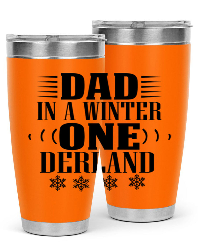 DAD IN A WINTER ONE DERLAND 91#- winter- Tumbler