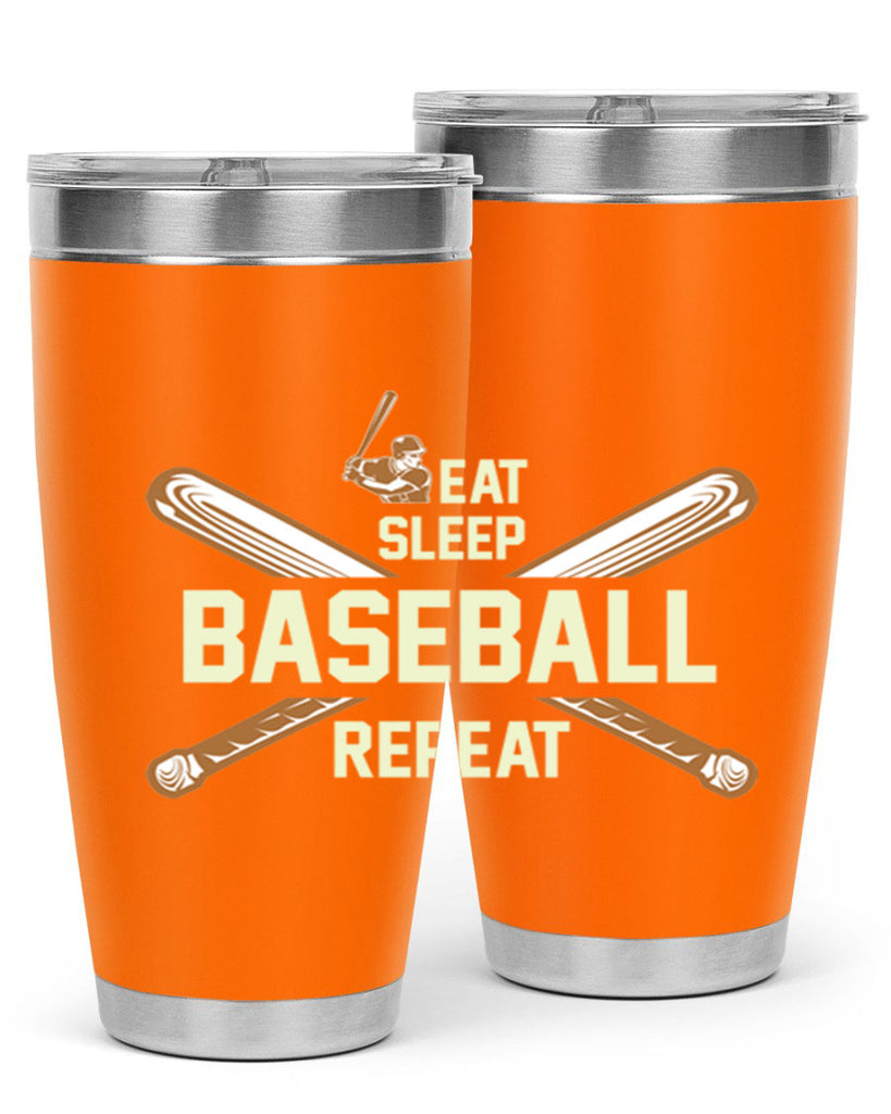 Eat 1285#- baseball- Tumbler