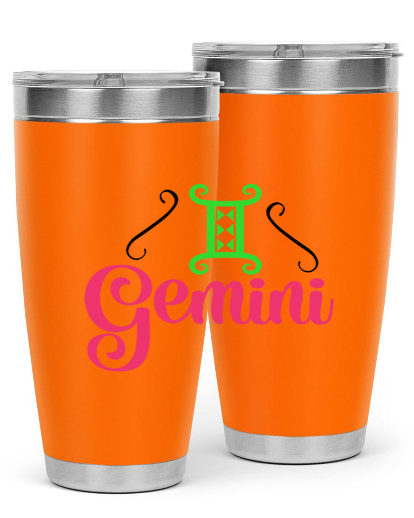 Gemini 224#- zodiac- Tumbler