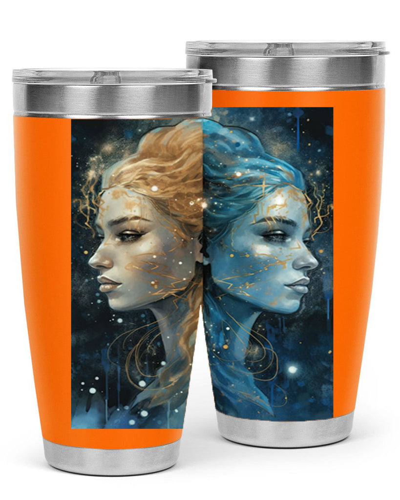 Gemini 56#- zodiac- Tumbler