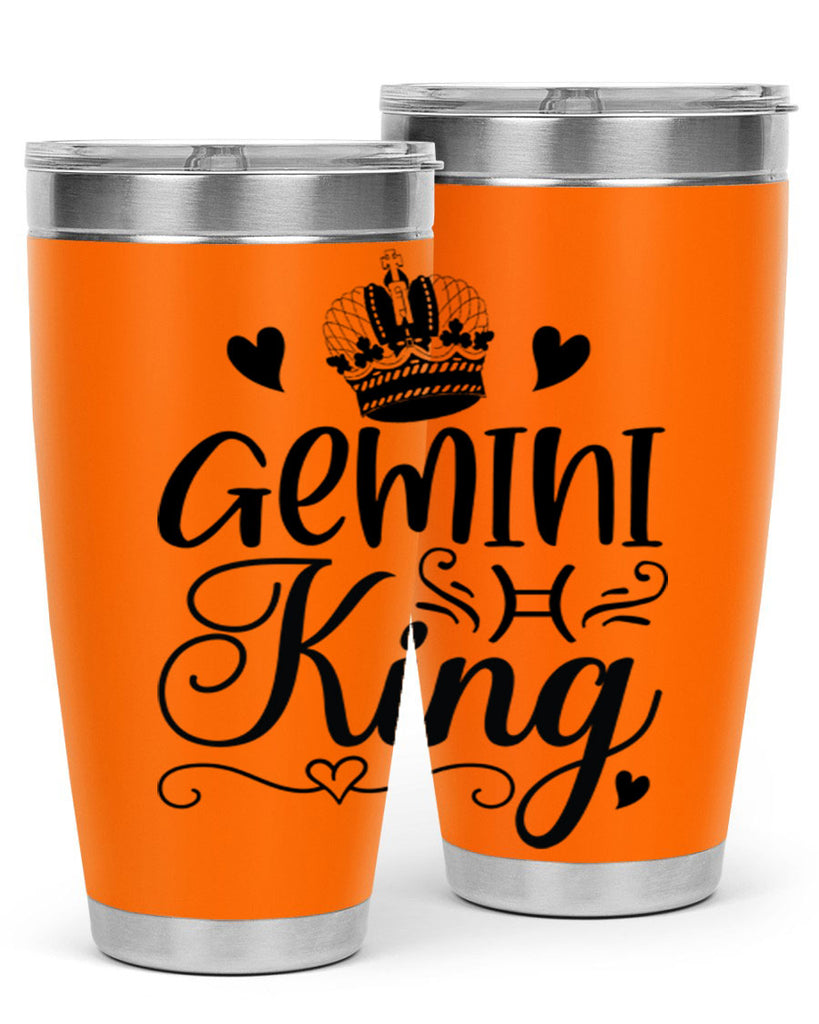 Gemini king 228#- zodiac- Tumbler