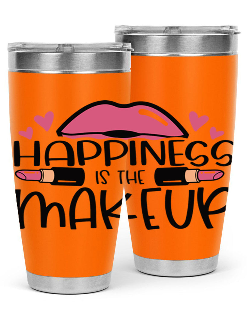 Hapiness Is The Makeup Style 95#- make up- Tumbler