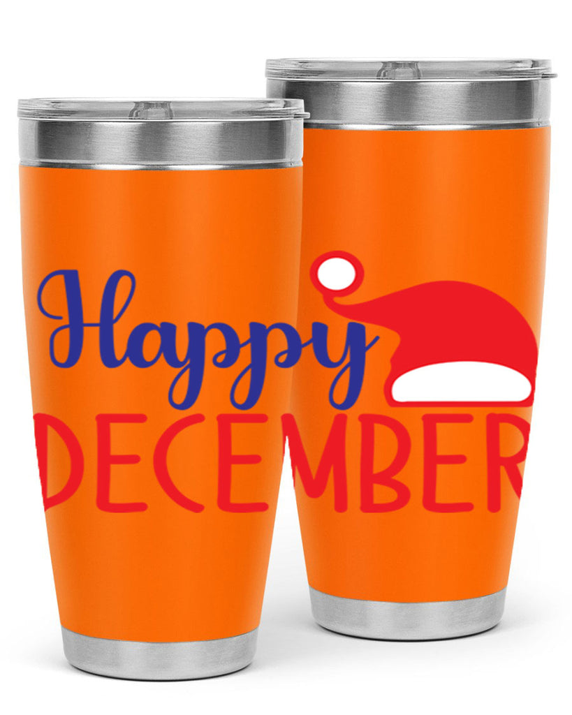 Happy December 135#- winter- Tumbler