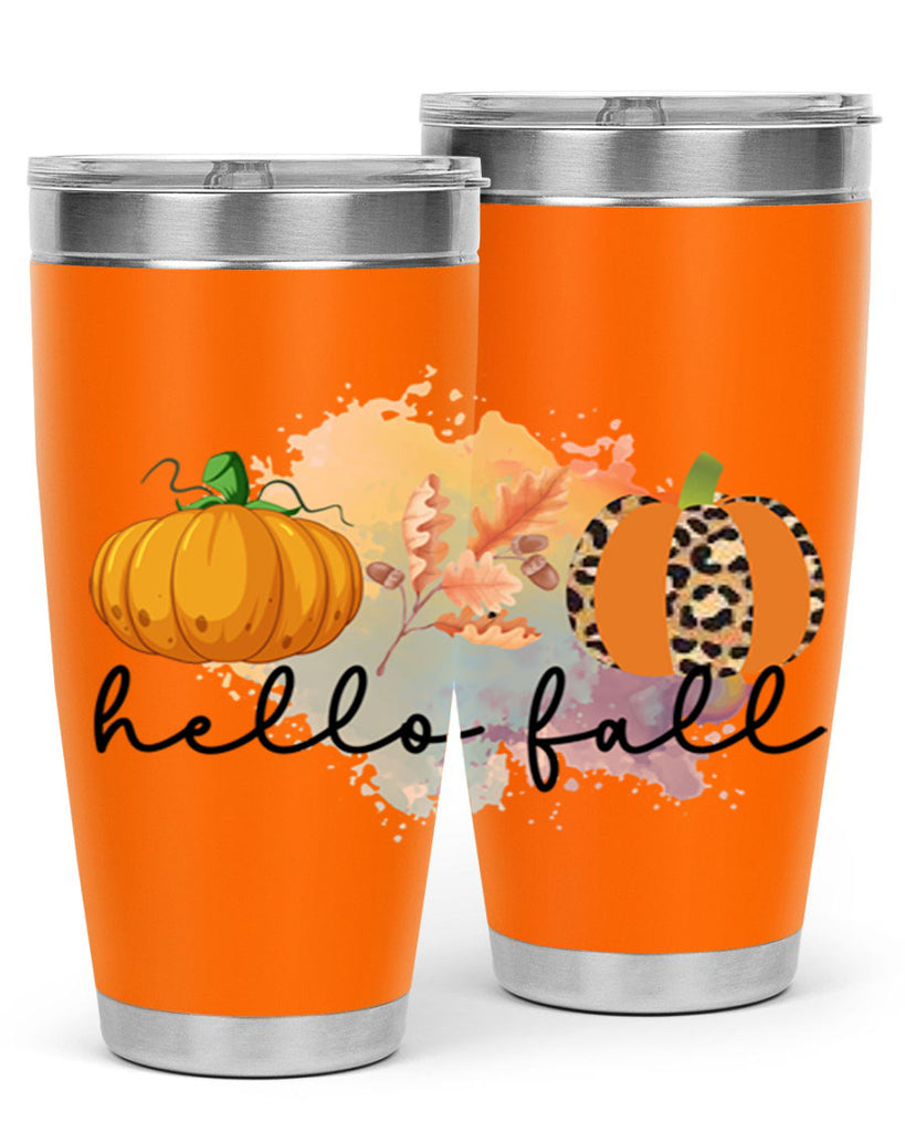 Hello Fall 277#- fall- Tumbler