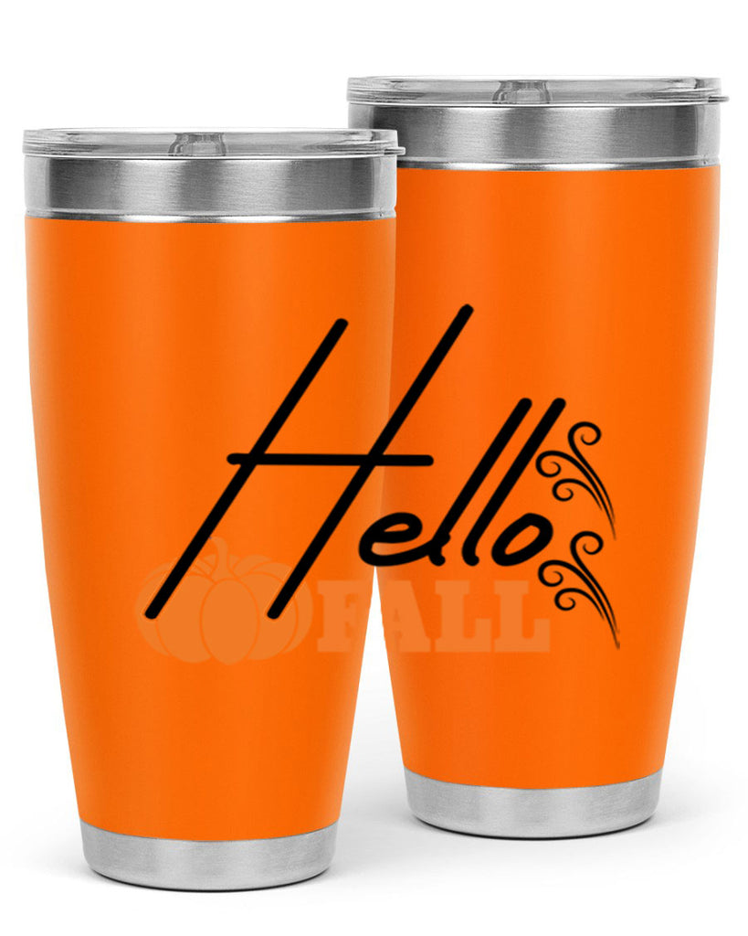 Hello Fall 281#- fall- Tumbler