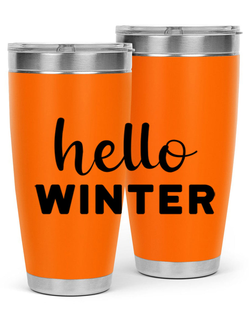 Hello Winter 186#- winter- Tumbler