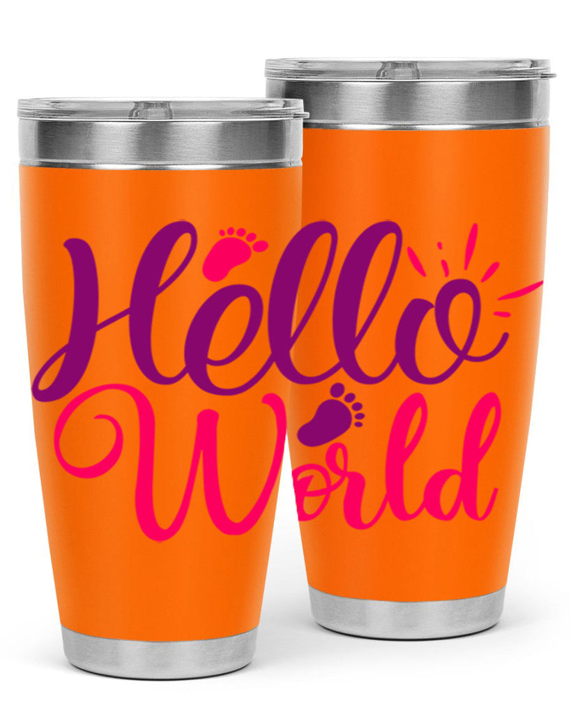 Hello World Style 260#- baby- tumbler