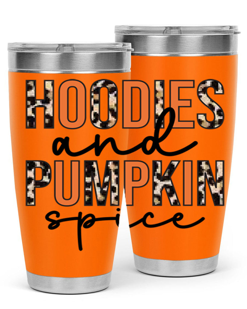 Hoodies and pumpkin spice 317#- fall- Tumbler