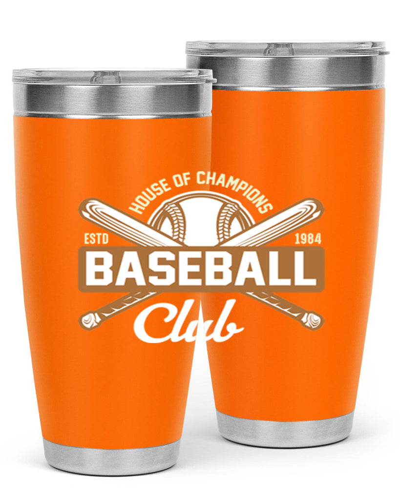 House 1178#- baseball- Tumbler