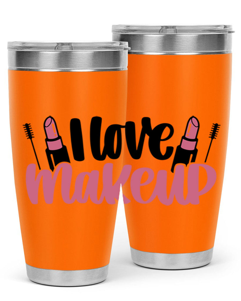 I Love Makeup Style 80#- make up- Tumbler