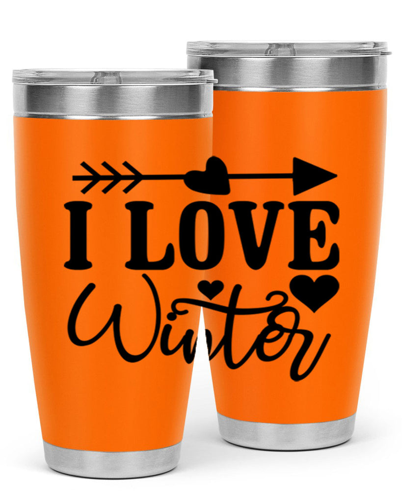 I Love Winter 227#- winter- Tumbler