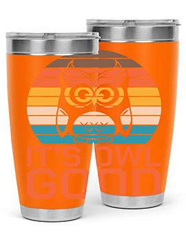Its Owl Good Retro Owl A TurtleRabbit 10#- owl- Tumblers