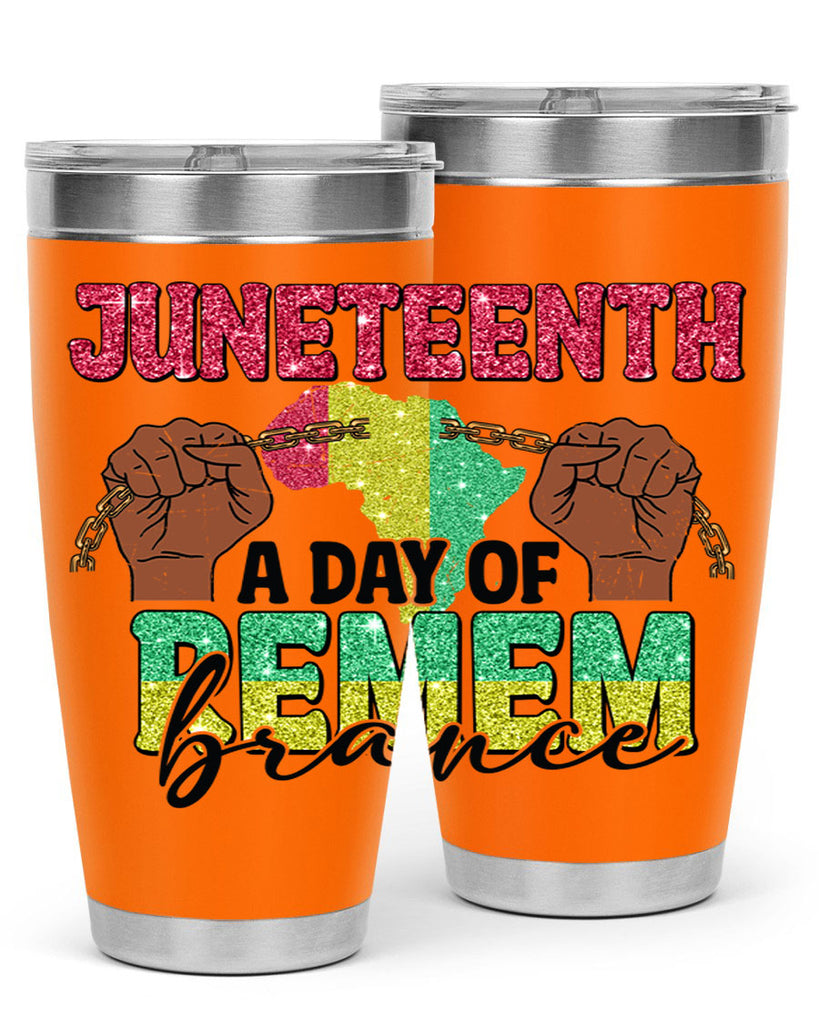 Juneteenth A Day Of Remembrance Png 9#- Juneteenth- tumbler