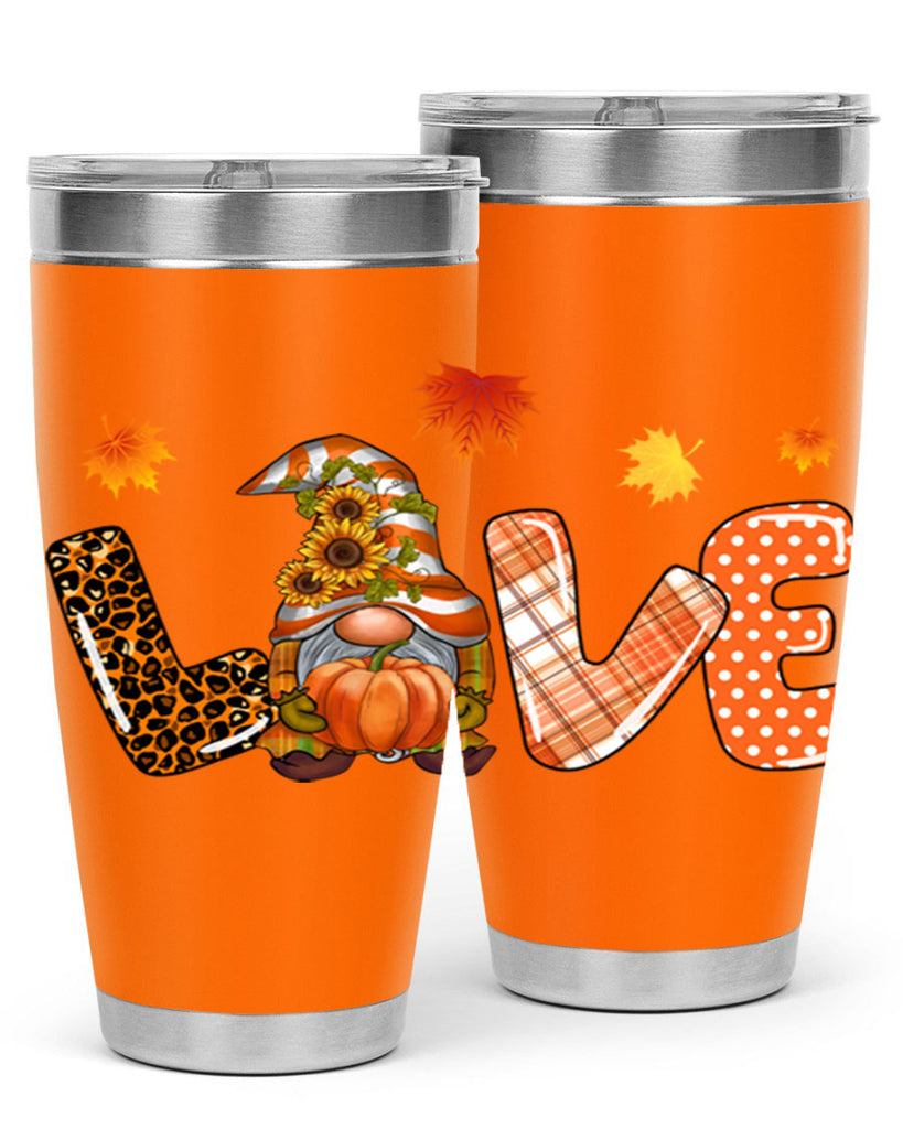 LOVEFallGnomeAutumn 416#- fall- Tumbler