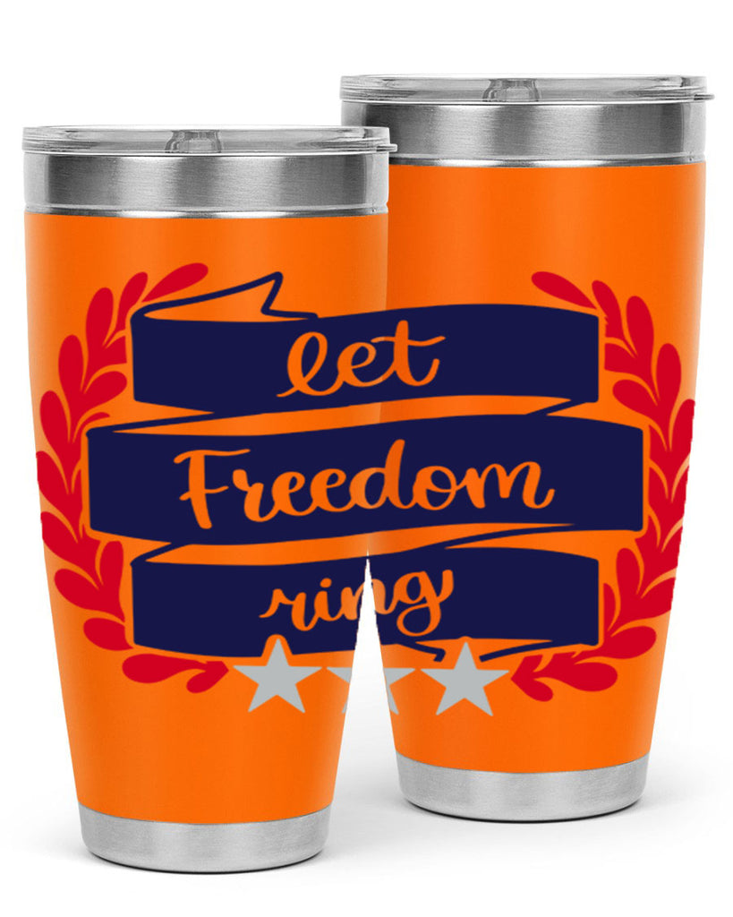 Let Freedom Ring Style 159#- Fourt Of July- Tumbler