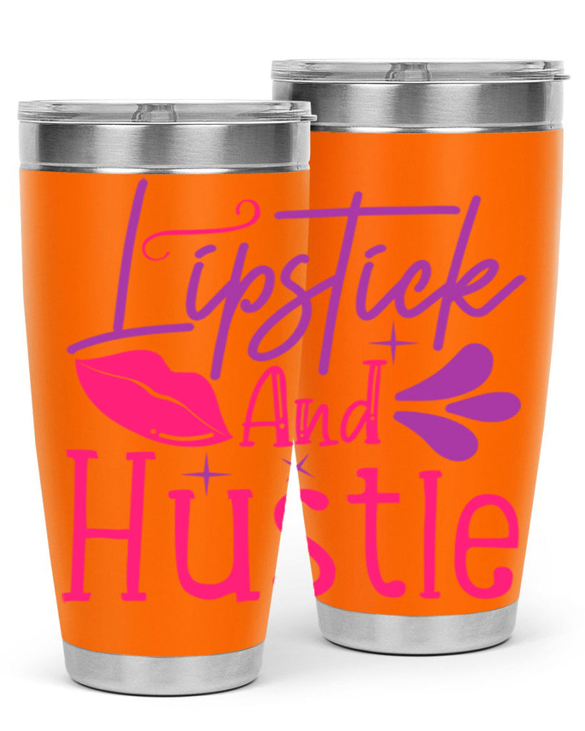 Lipstick And Hustle Style 229#- make up- Tumbler