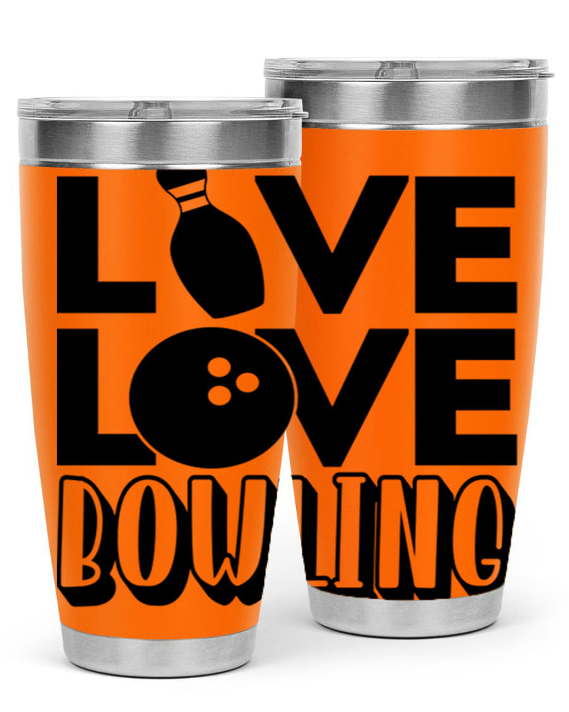 Live Love Bowling 833#- bowlig- Tumbler