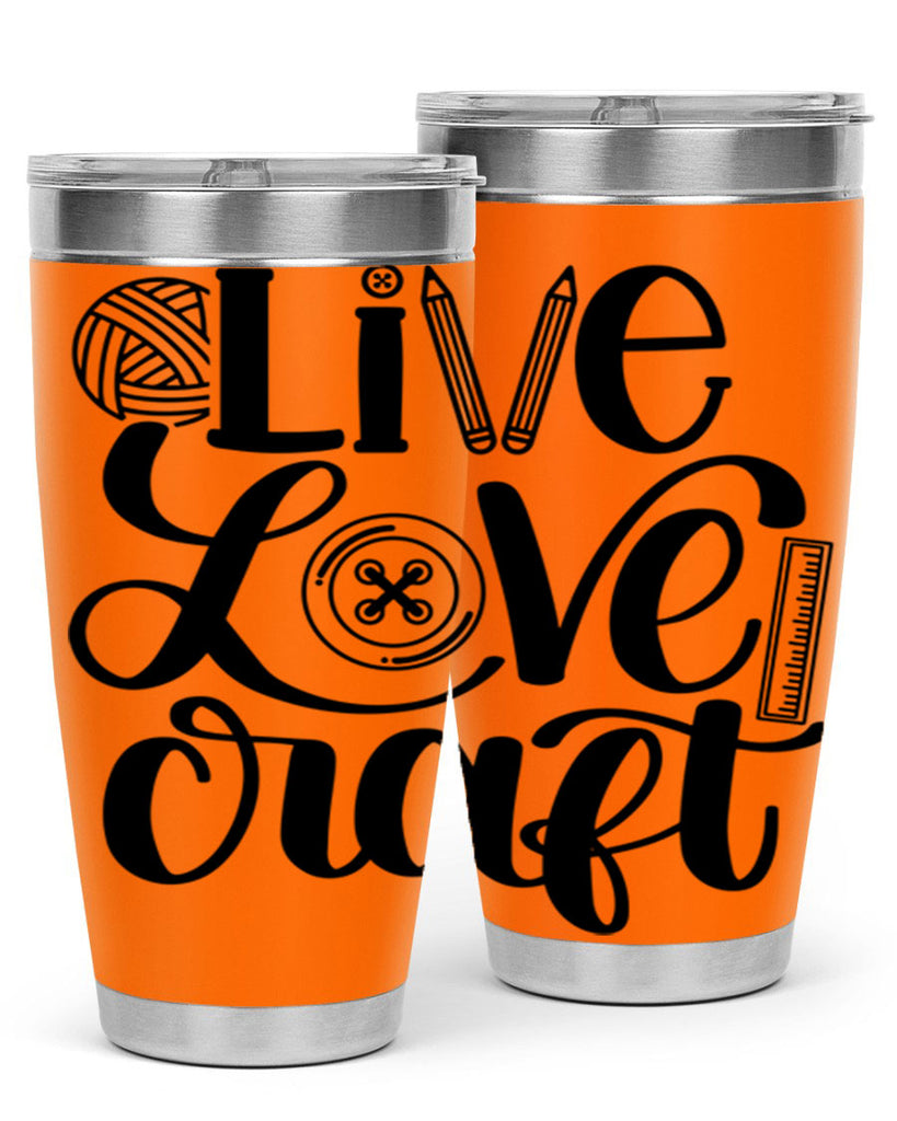 Live Love Craft 14#- crafting- Tumbler