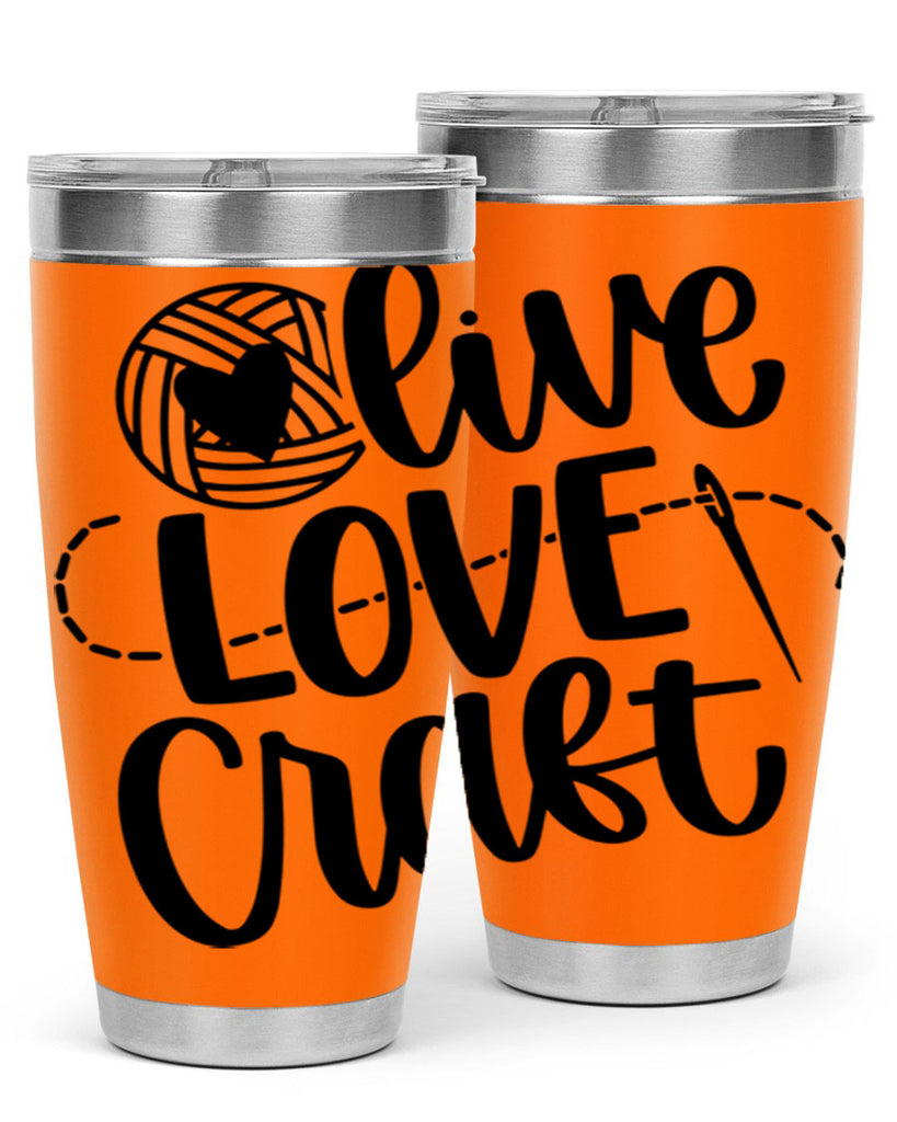 Live Love Craft 15#- crafting- Tumbler