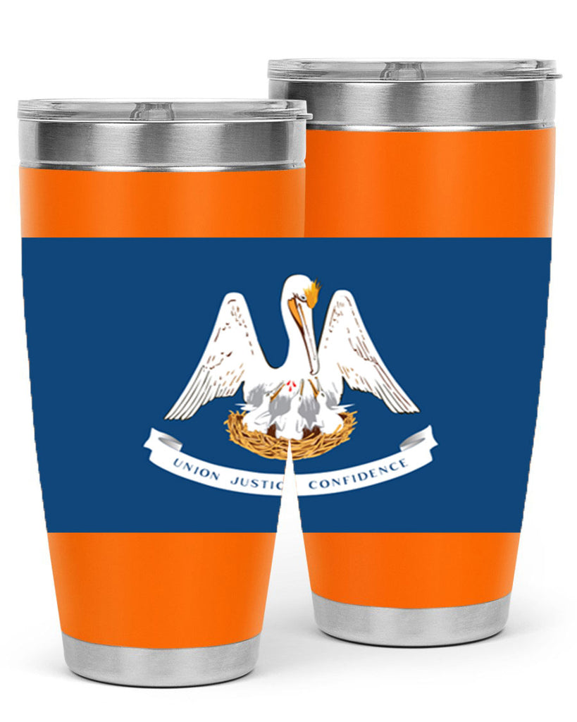 Louisiana 34#- Us Flags- Tumbler