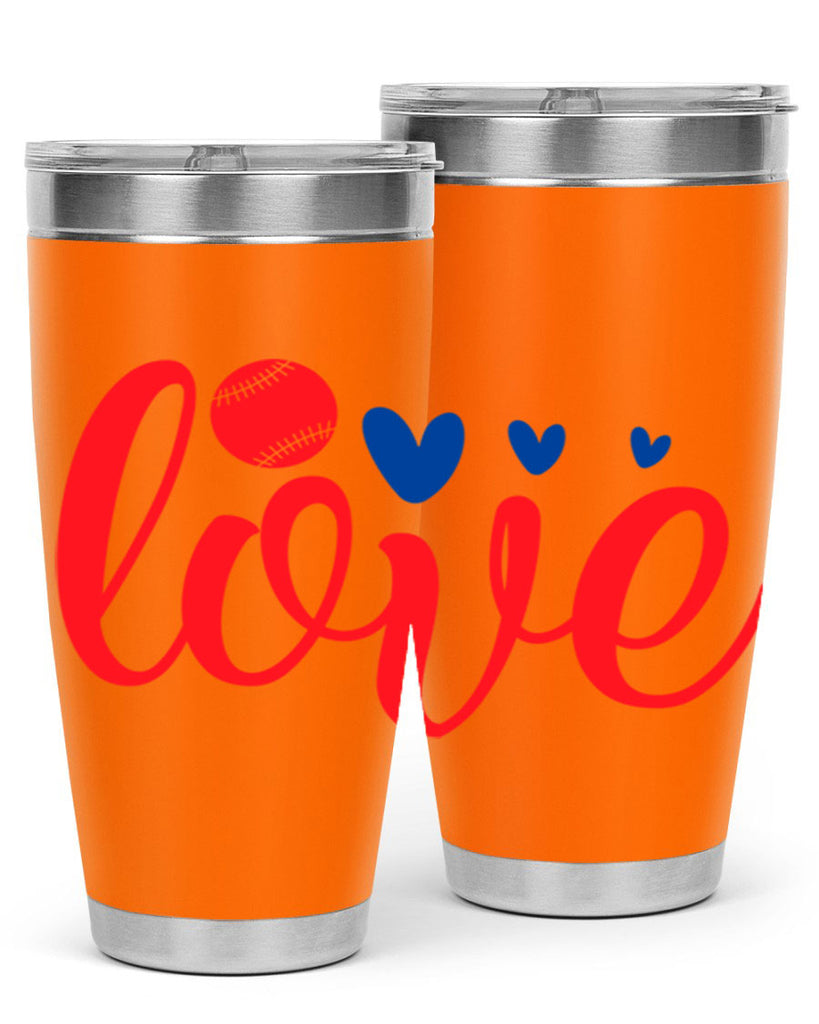 Love 2052#- baseball- Tumbler