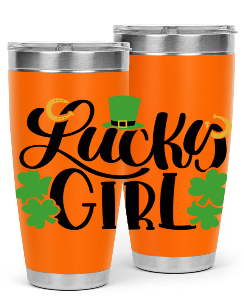 Lucky Girl Style 56#- St Patricks Day- Tumbler