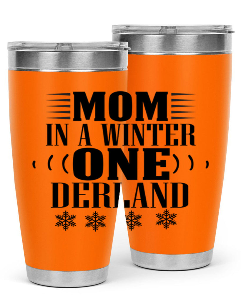 MOM IN A WINTER ONE DERLAND 322#- winter- Tumbler