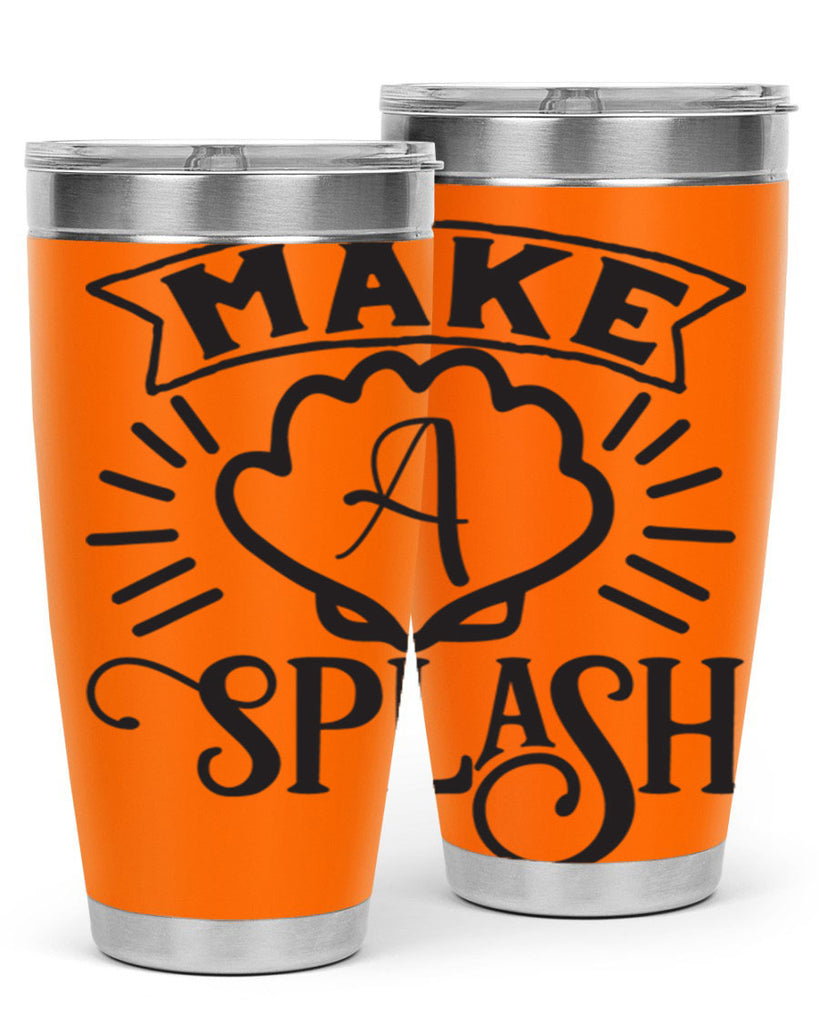 Make a splash 312#- mermaid- Tumbler