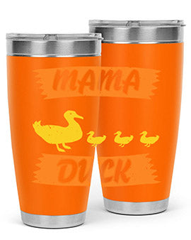 Mama Duck Style 26#- duck- Tumbler