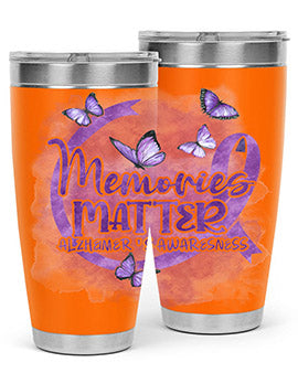 Memories Maer AlzheimerS Awareness 196#- alzheimers- Tumbler