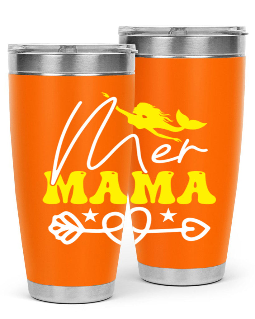 Mer Mama 332#- mermaid- Tumbler